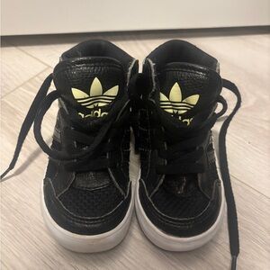 Adidas toddler Black and White Sneakers